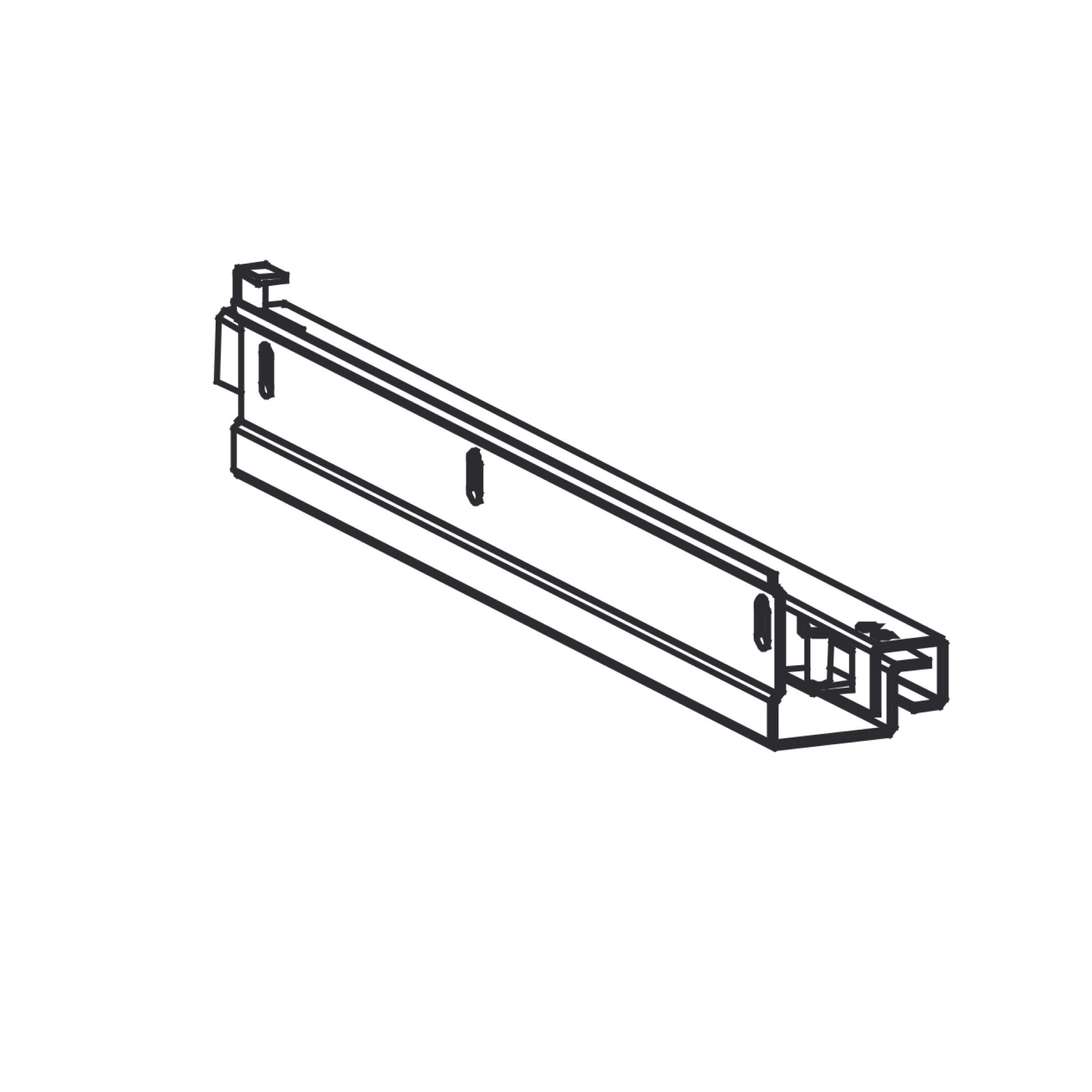 Sliding Rail Left (Upper)