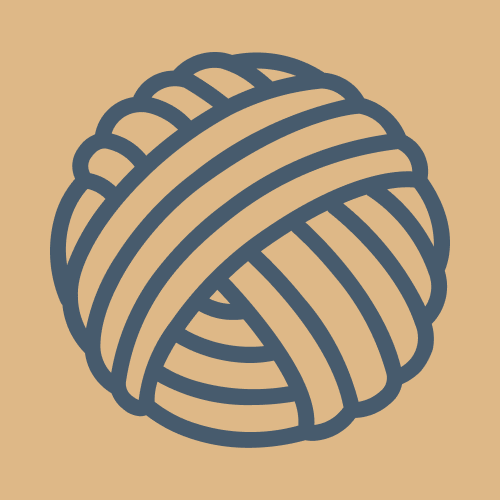 Brown cotton yarn