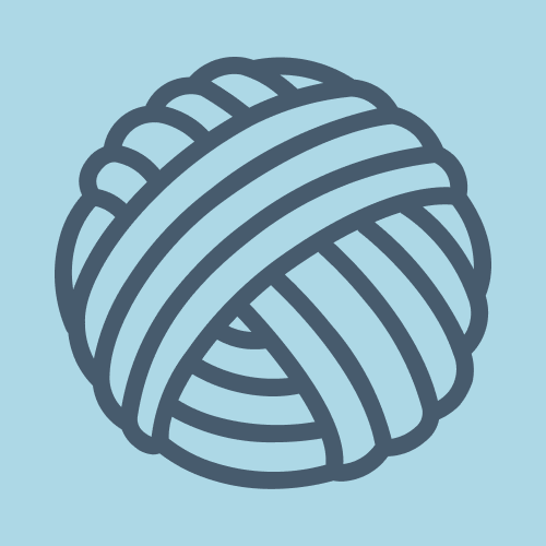 Light blue cotton yarn