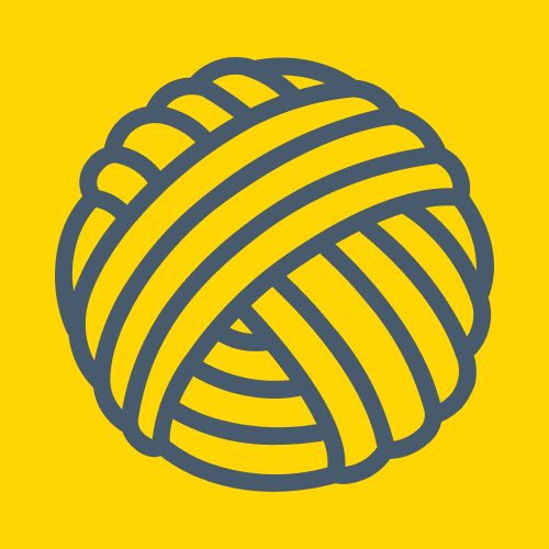 Yellow cotton yarn