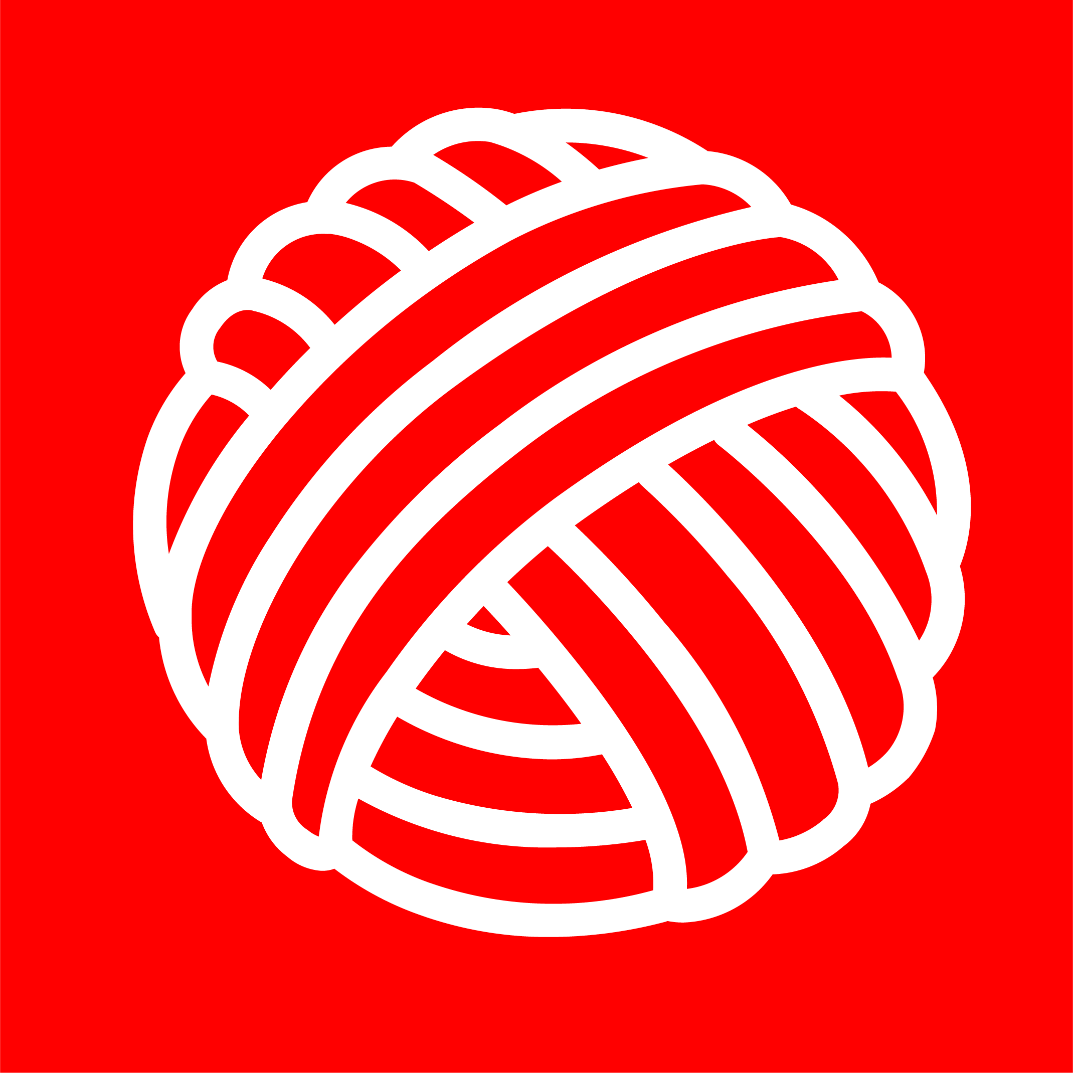 Red cotton yarn