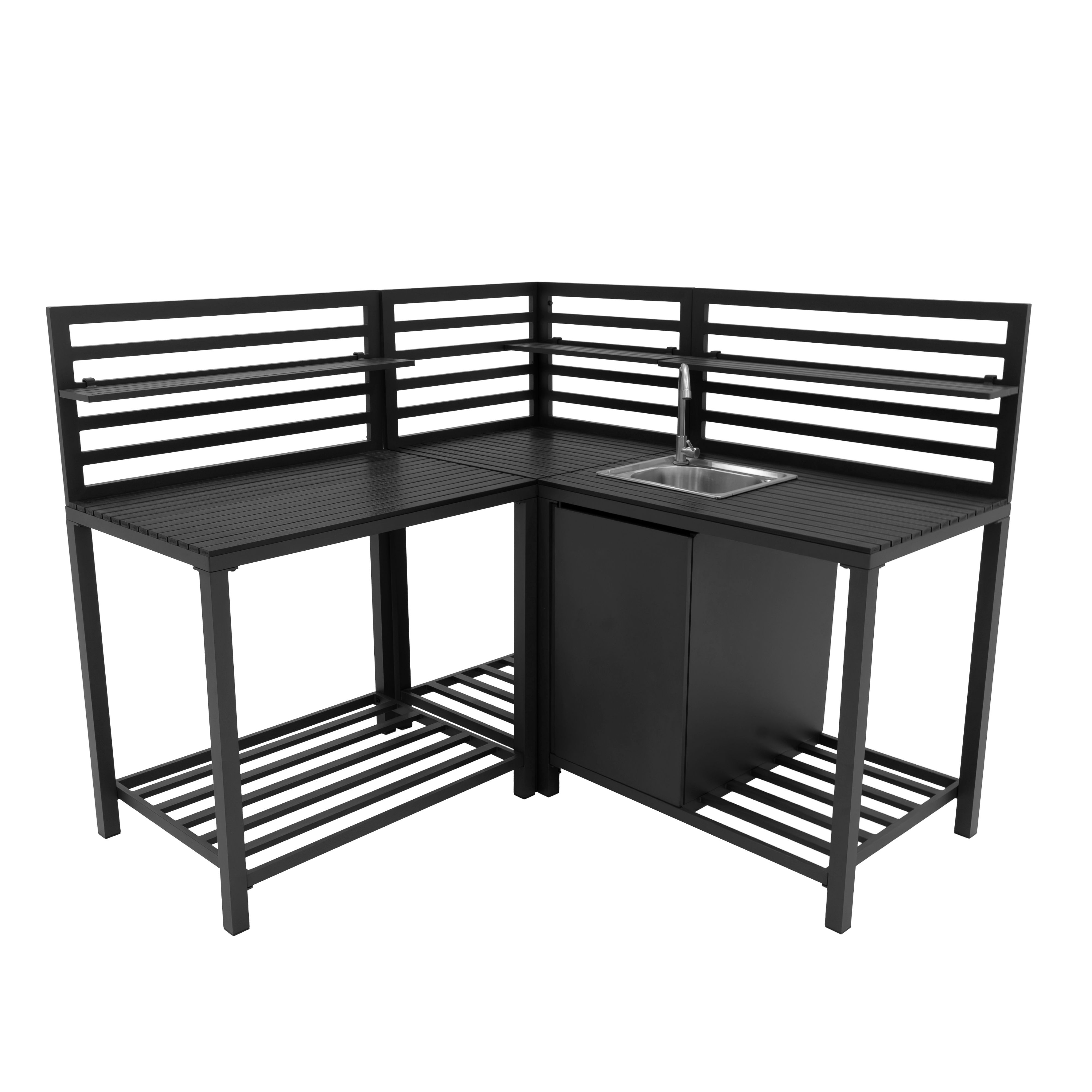 Aluminium Outdoor 3pc Kitchen Set