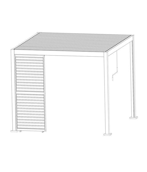Aluminium Pergola - Louvre Panel