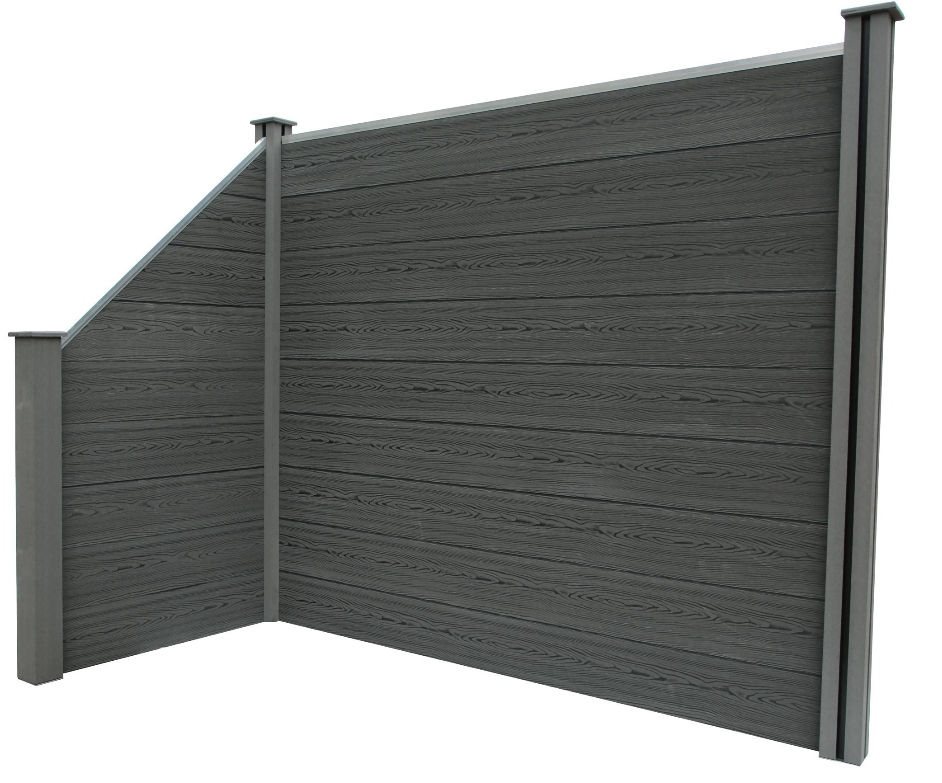 Composite Fencing with LED Posts