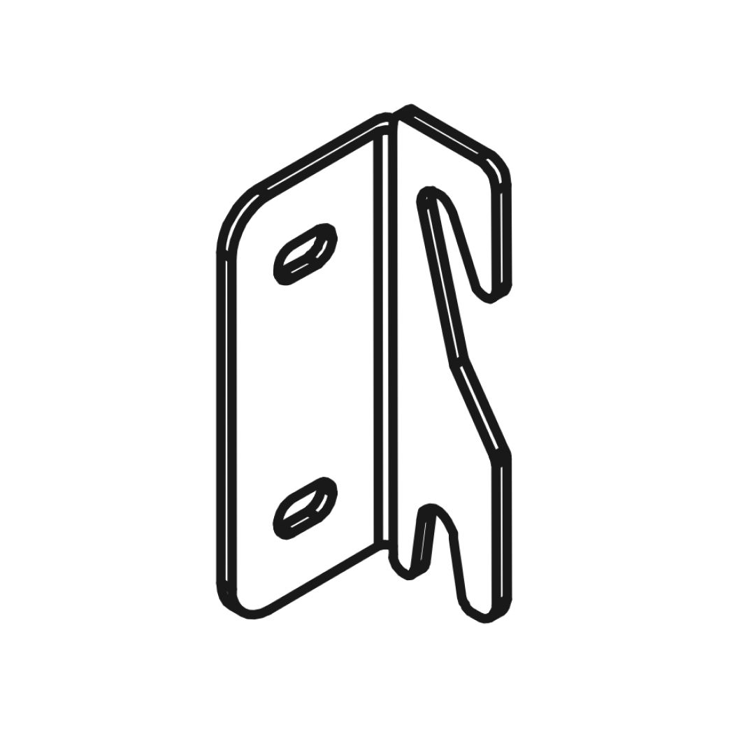 Media Tray Bracket - RH