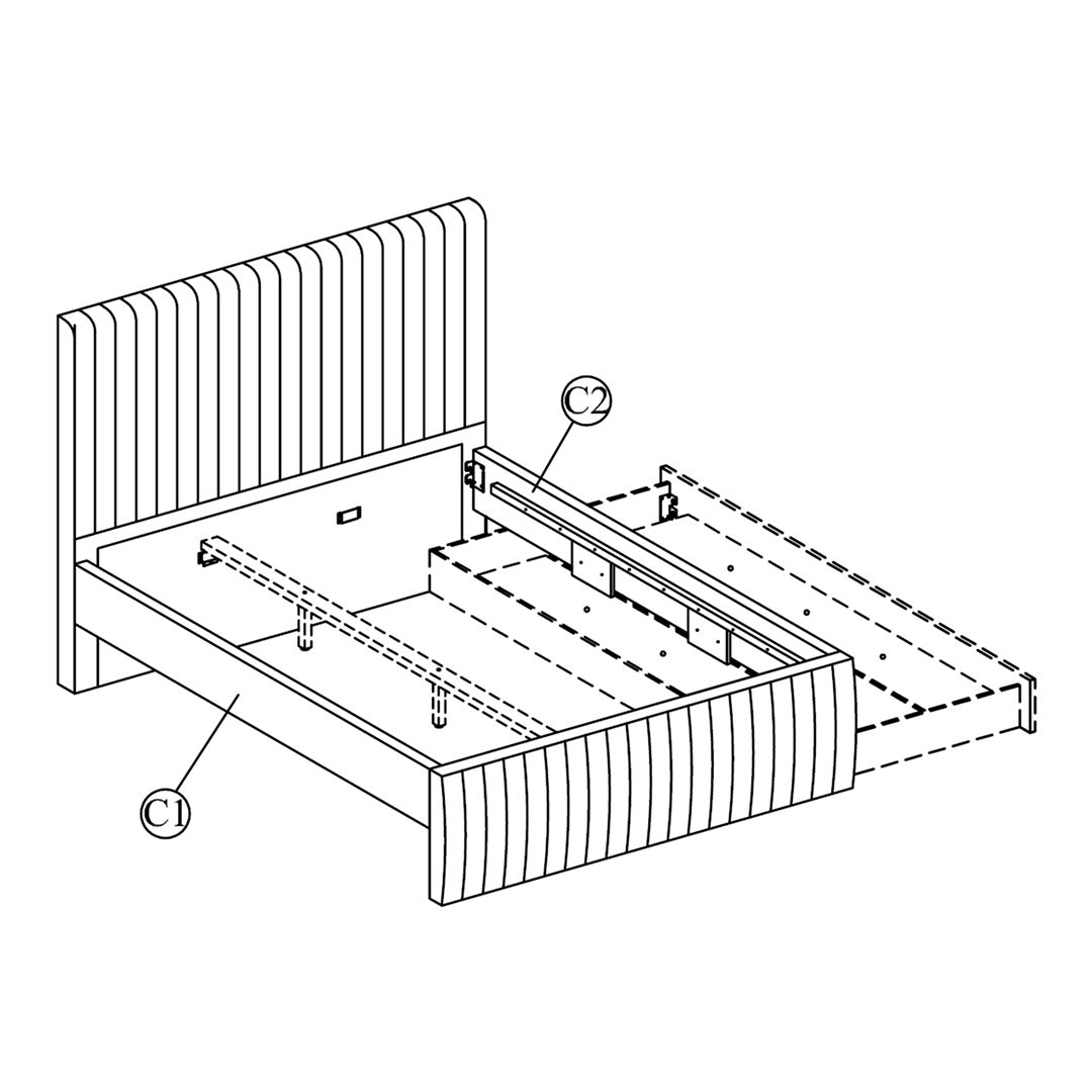 Choose Trundle Side - Right Side