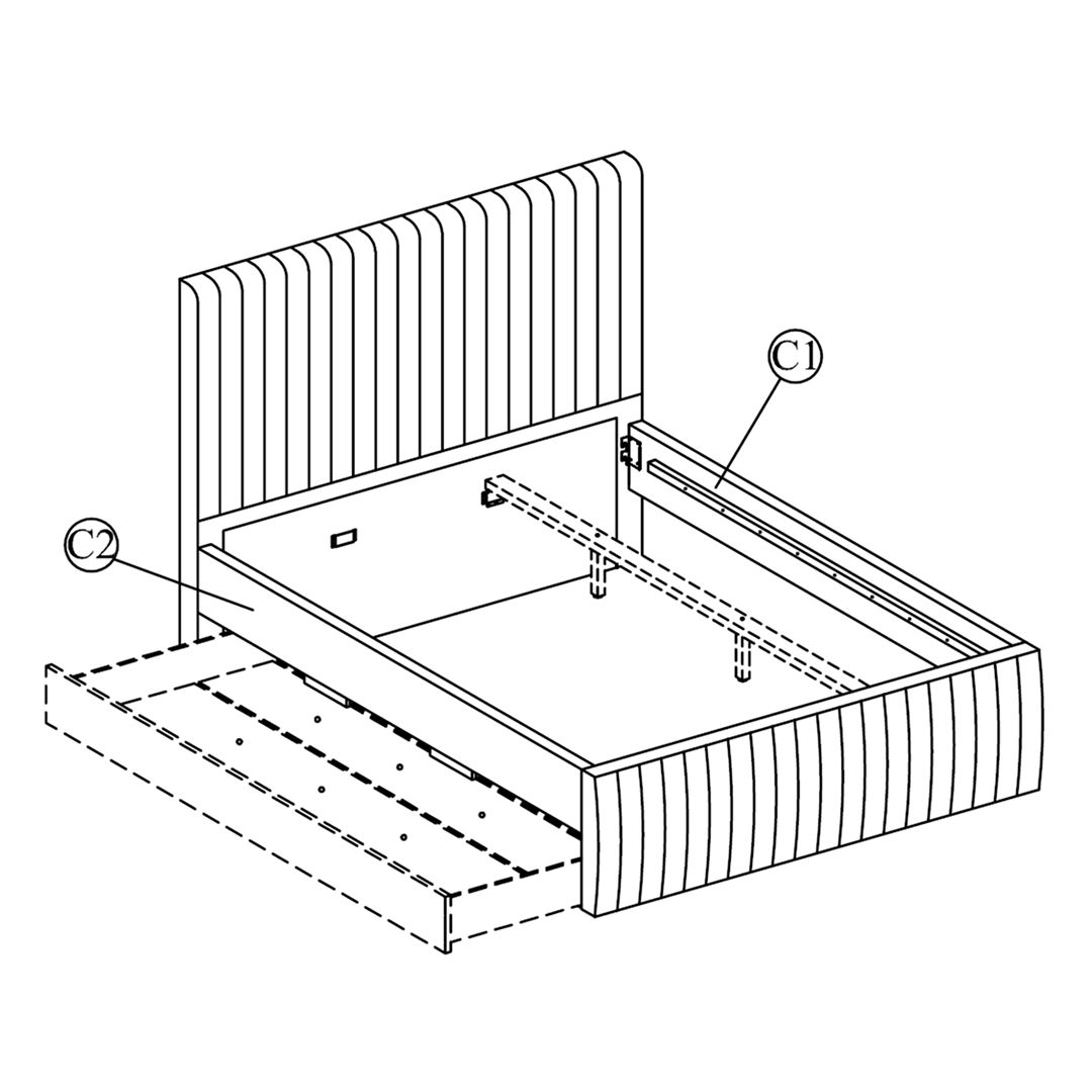 Choose Trundle Side - Left Side