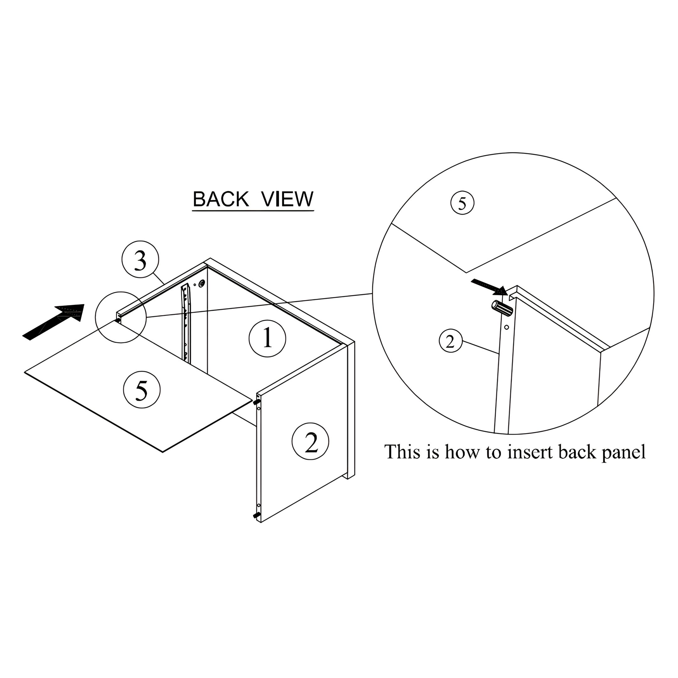 Insert the Back Panel