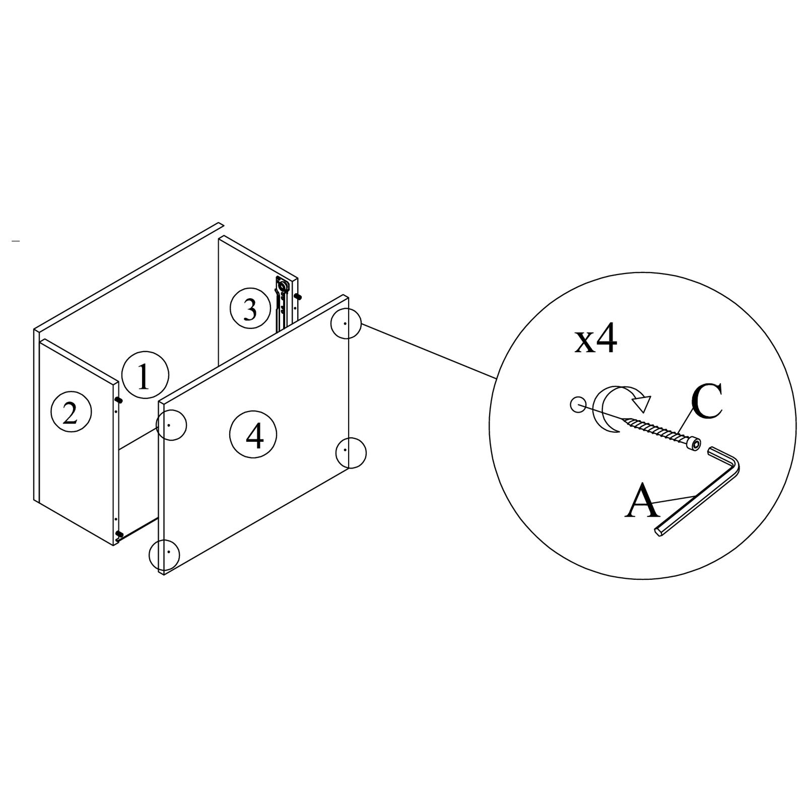 Attach the Bottom Panel