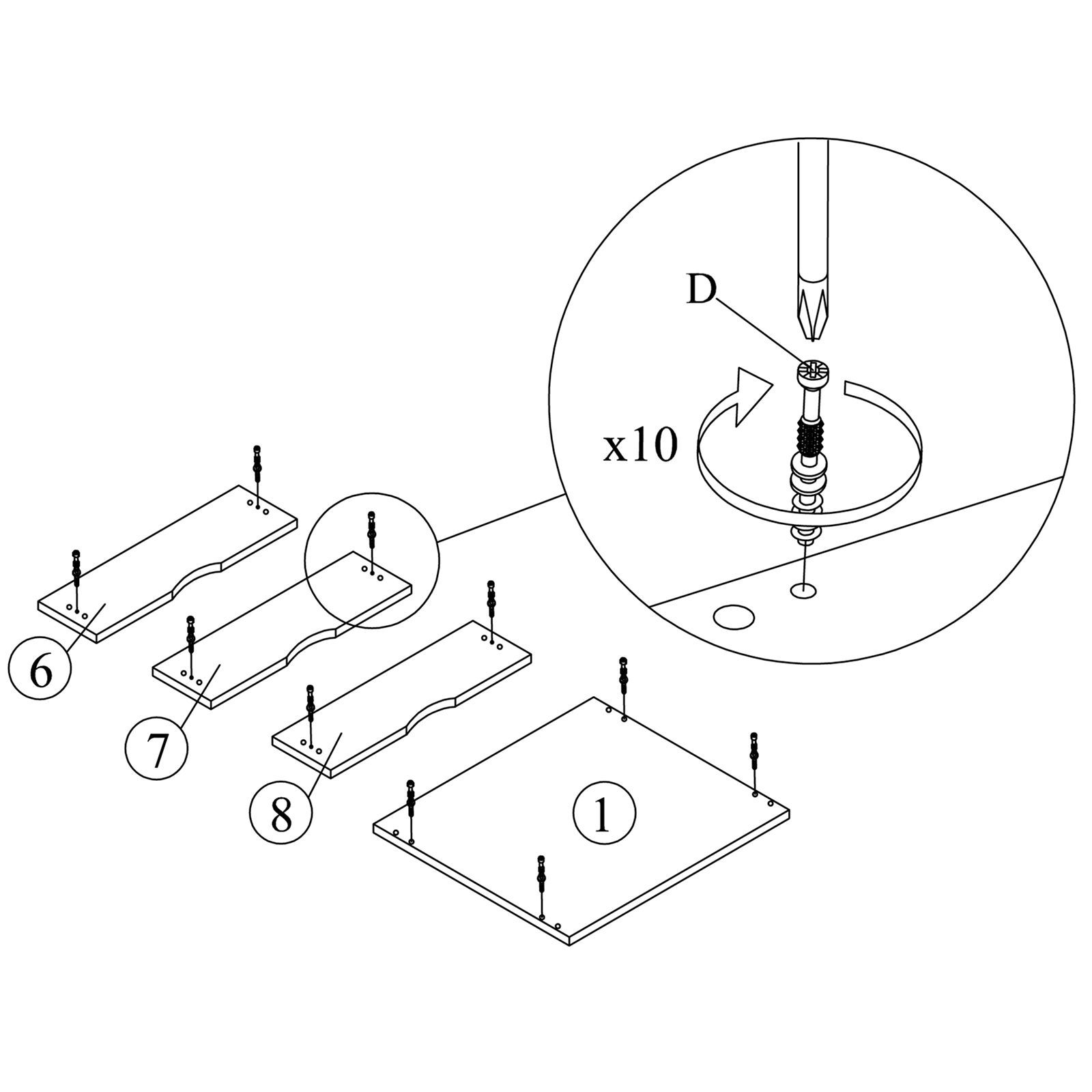 Attach Mini Fix Bolts