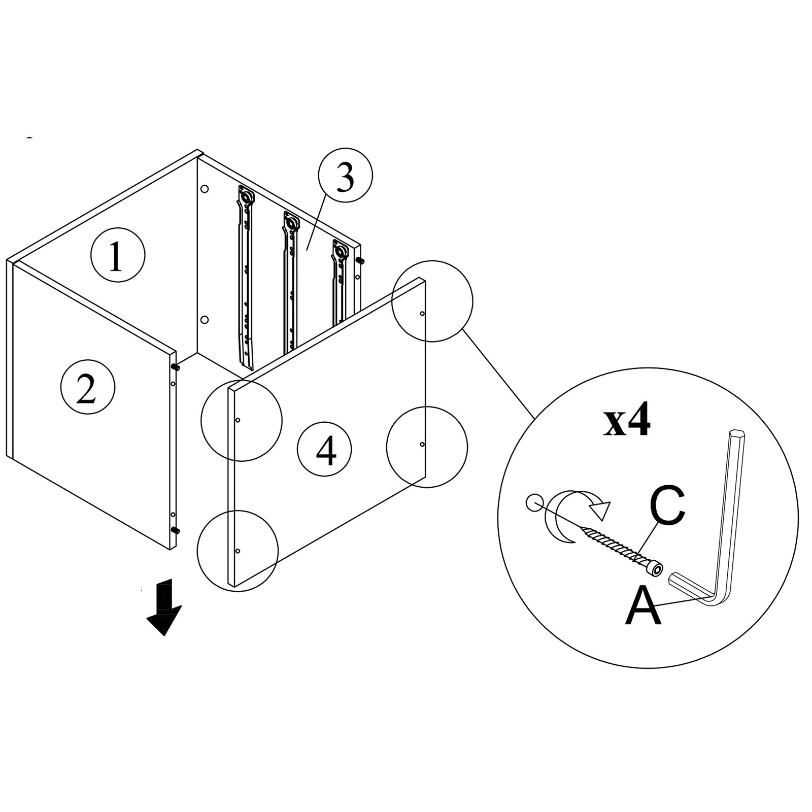 Attach the Bottom Panel