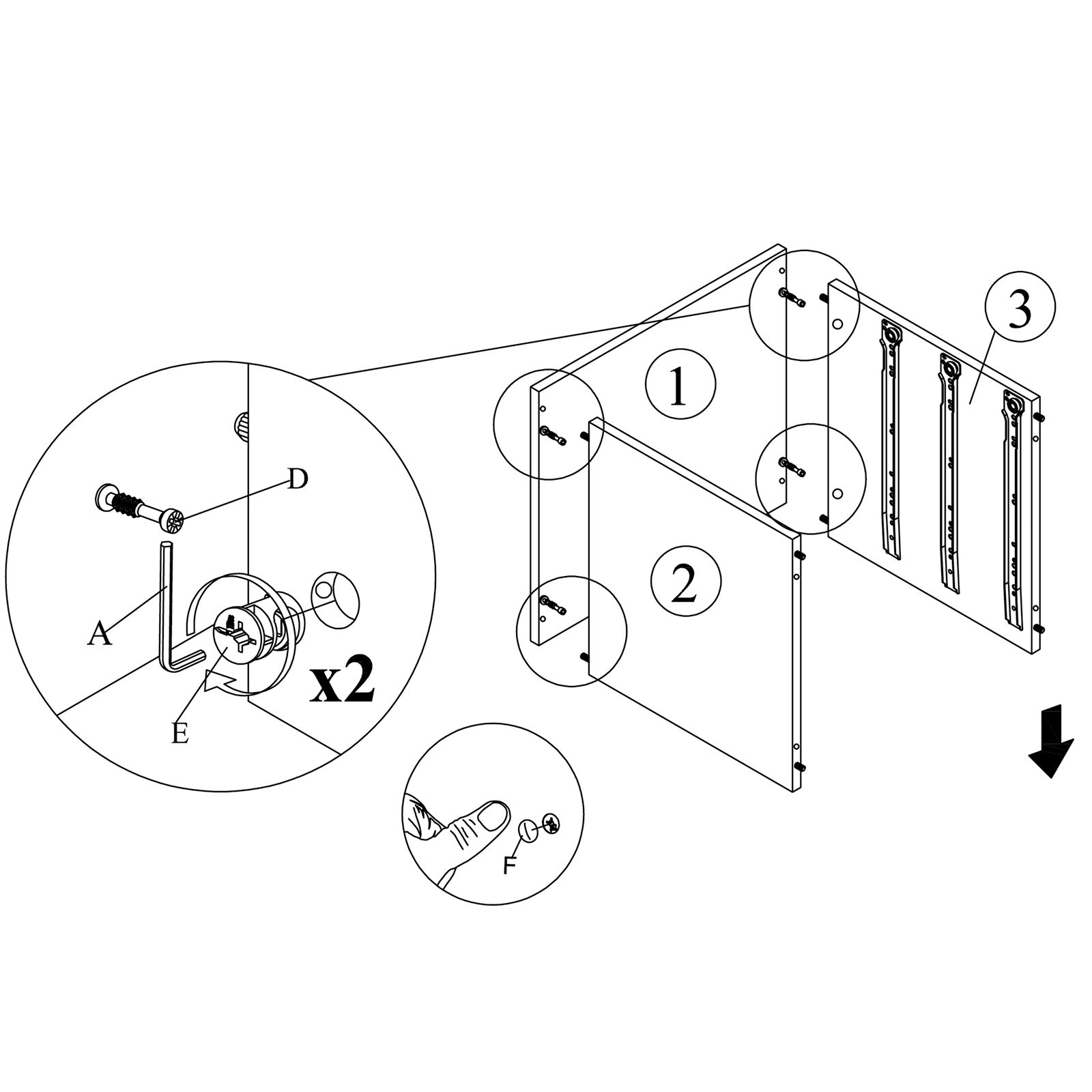 Assemble Top and Side Panels