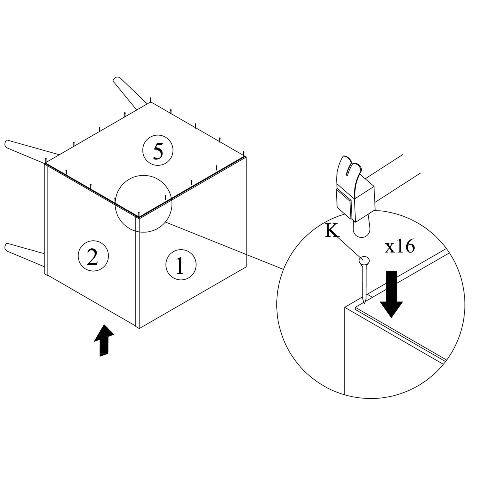 Attach the Back Panel