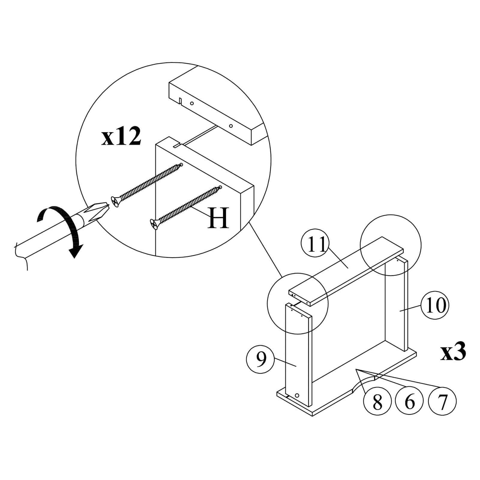 Attach Drawer Back Panels