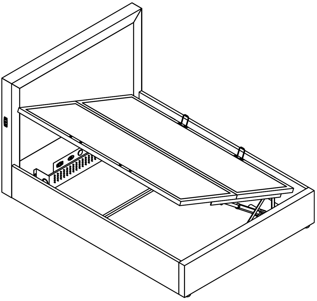Lifttech Electric Ottoman Bed