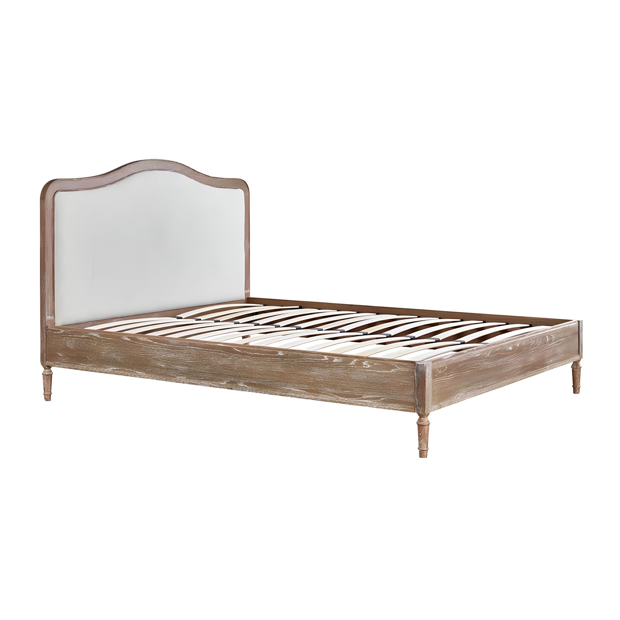 Lille Oak Upholstered Bed Frame