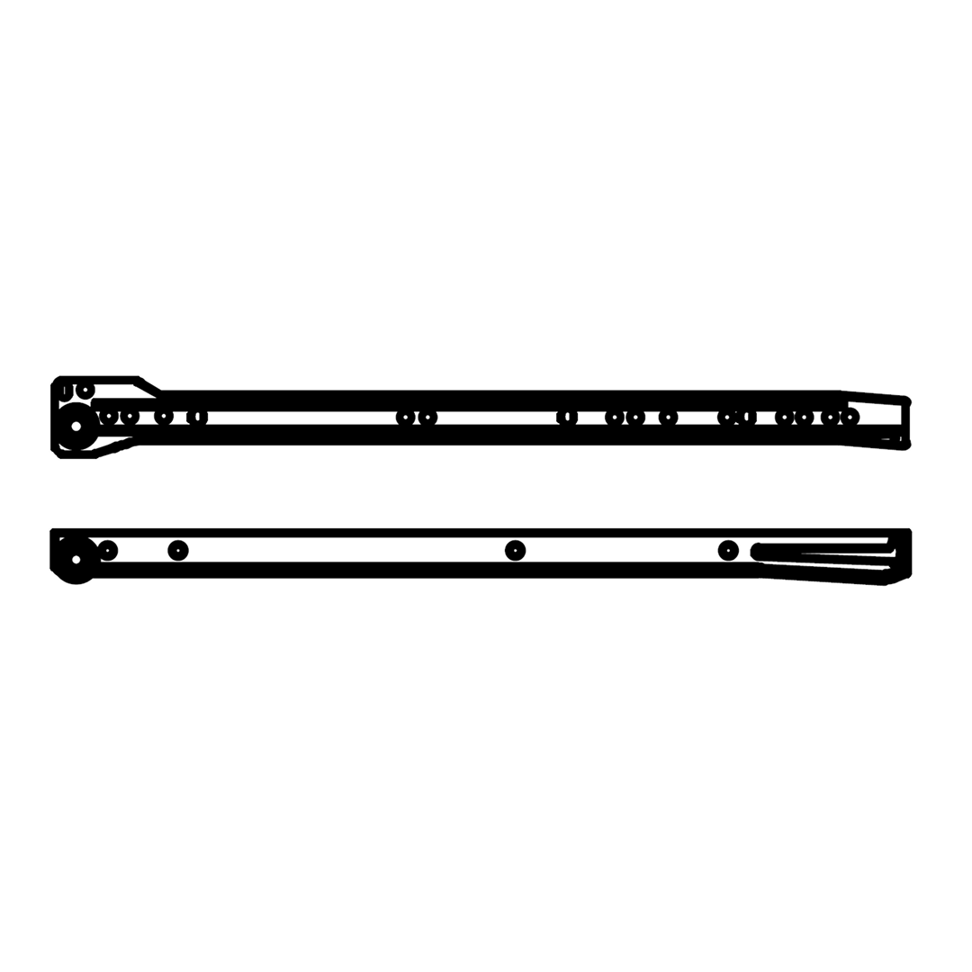 16" Drawer Slide (L1 L/R, L2 L/R)