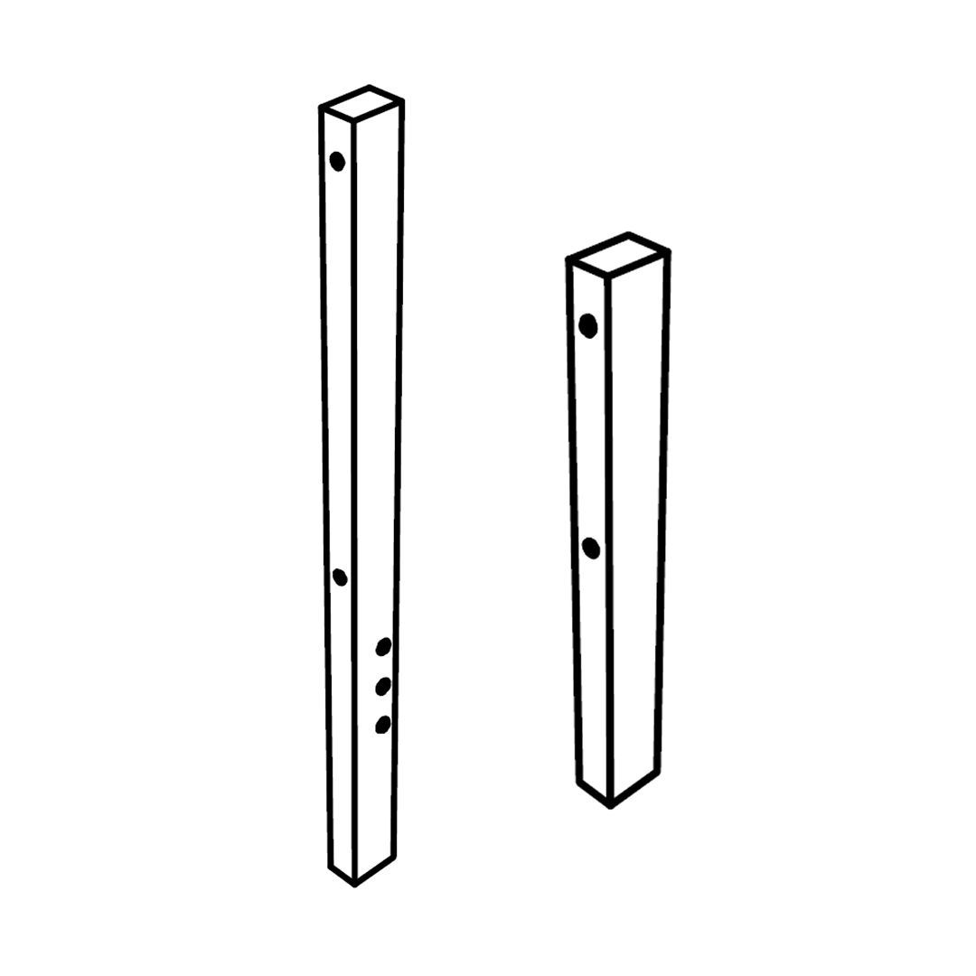 Head Post and Foot Post (L/R)