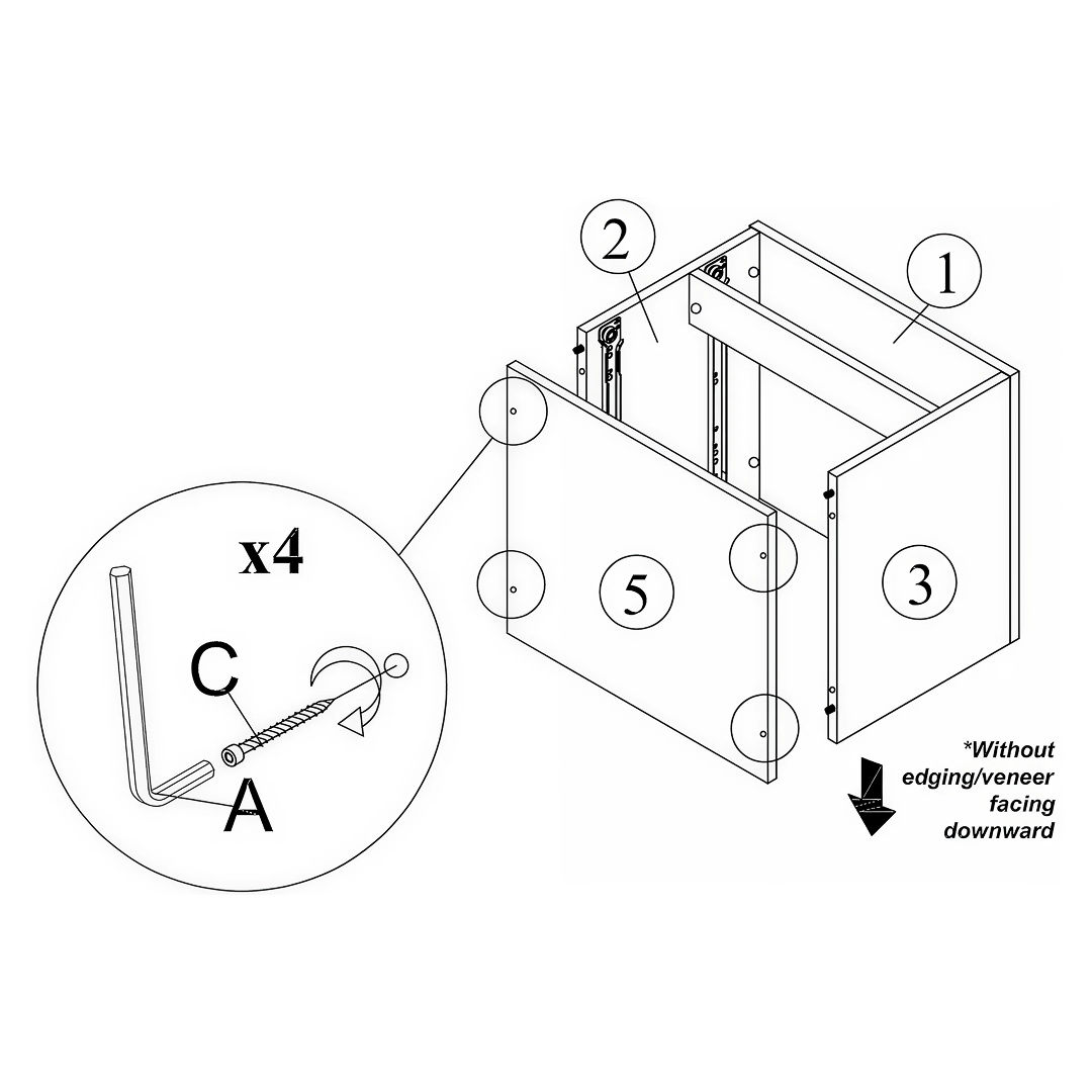 Attach the Back Panel