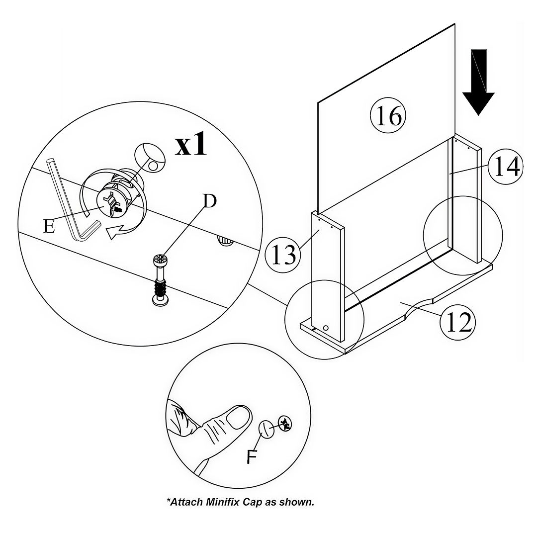 Insert the Drawer Back Panel and Side Panels