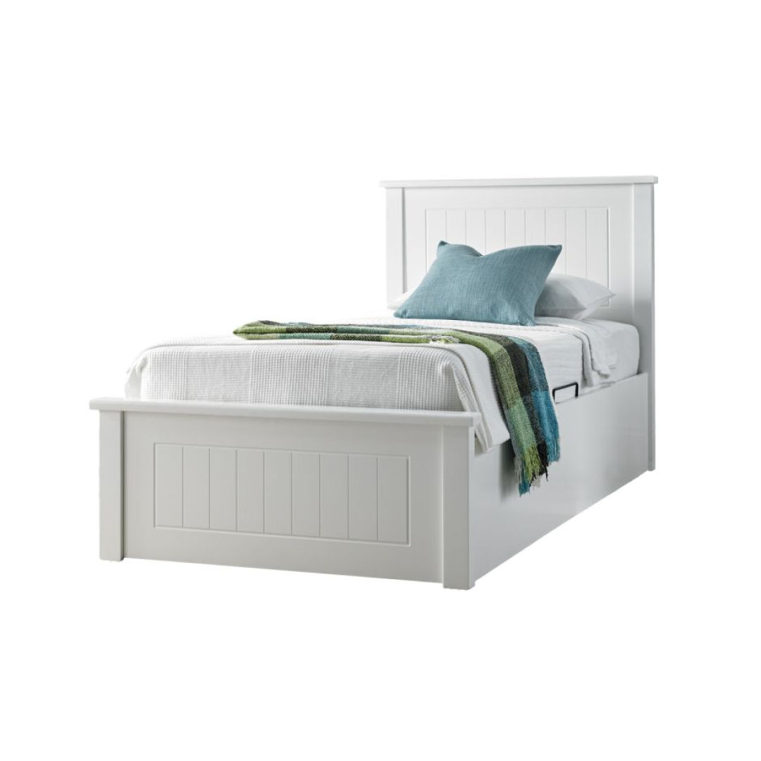 New England Solo Wooden Ottoman Storage Bed