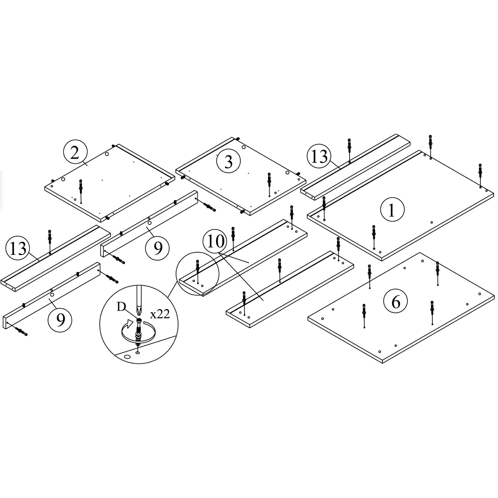 Attach Mini Fix Bolts