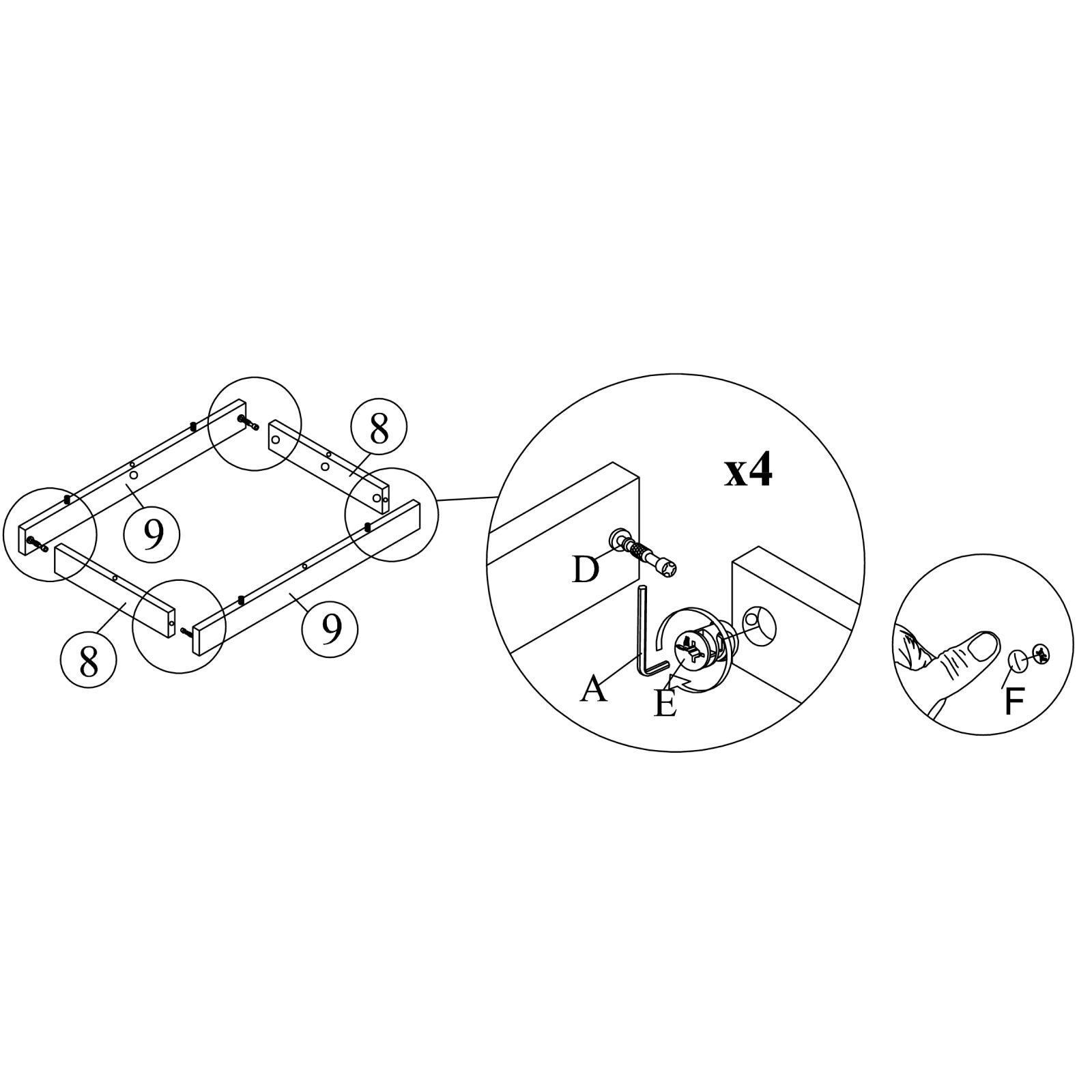 Assemble the Bottom Support Frame