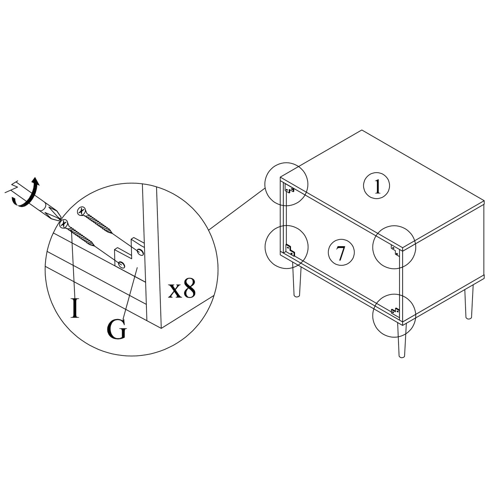 Secure the Frame with Brackets