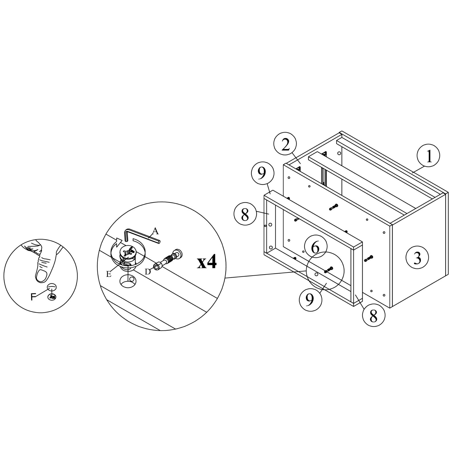 Attach the Bottom Support Frame to the Main Body