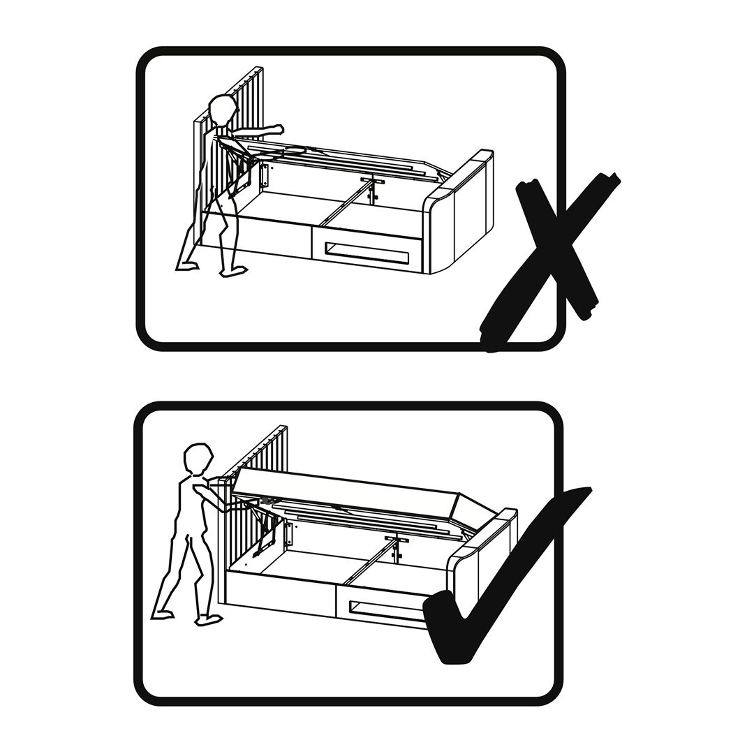 =?UTF-8?Q?Don=E2=80=99t_lift_without_mattress?=