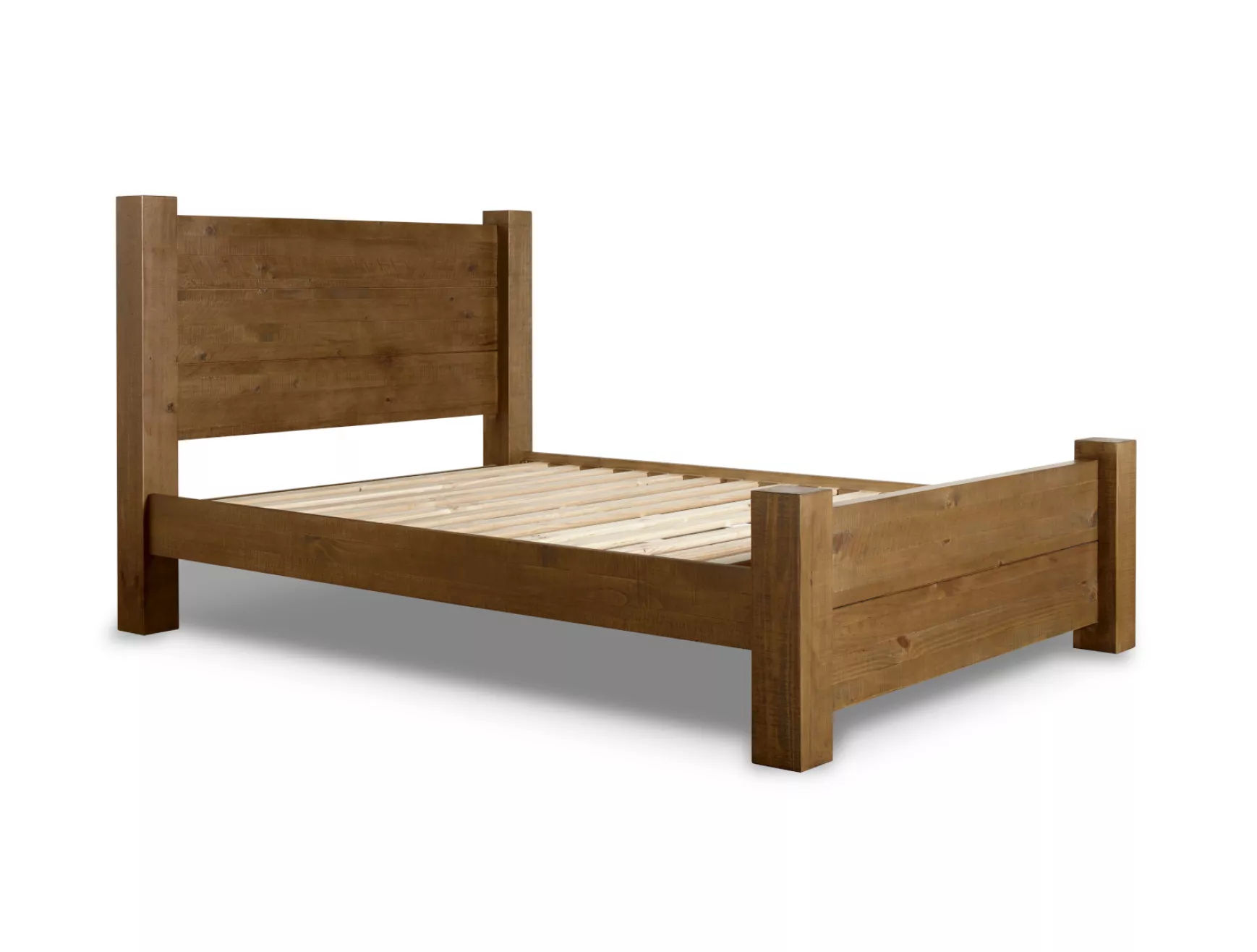 Plank Wooden Bed Frame LFE