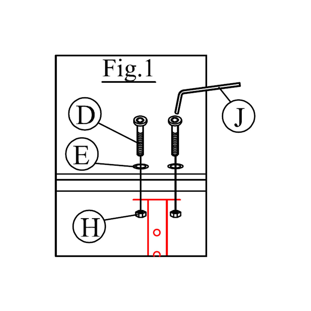 Install Metal Support Bars and Mattress Stoppers close up