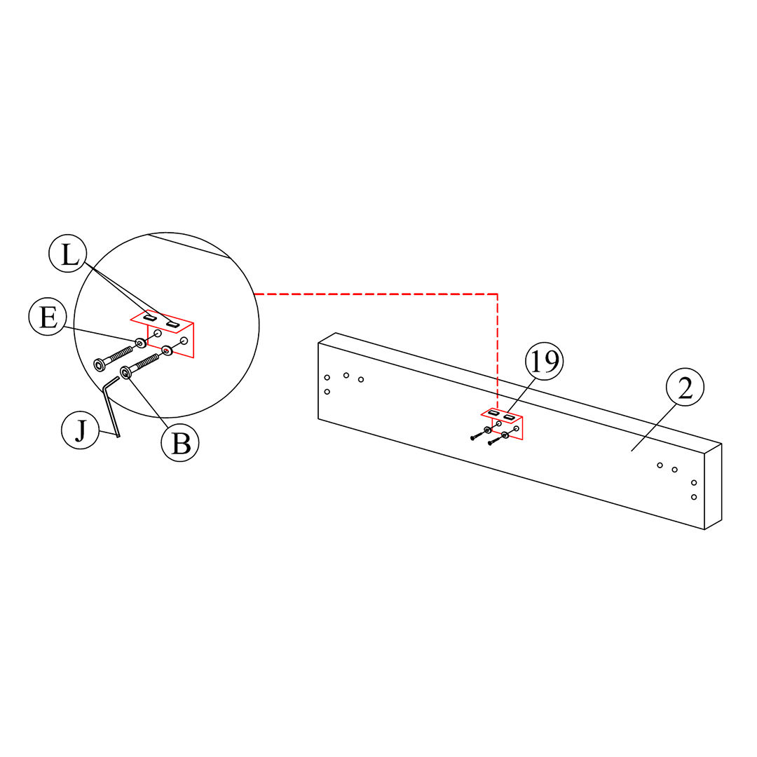 Attach the Back Plate to the Footboard