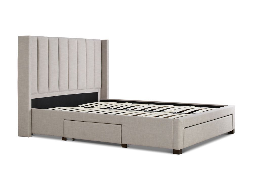Savannah Upholstered Drawer Bed Frame