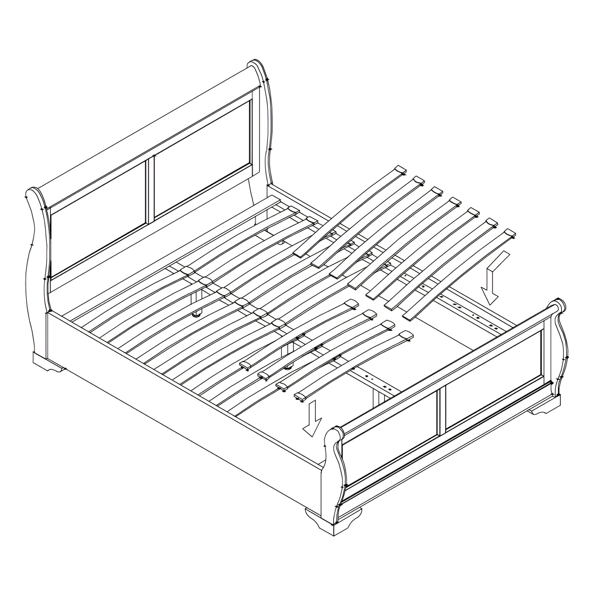 Install the Slats double and king
