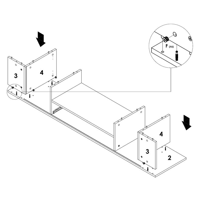 Attach Assembly to Bottom Panel