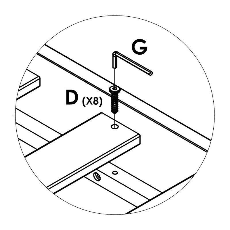 Position Slats close up