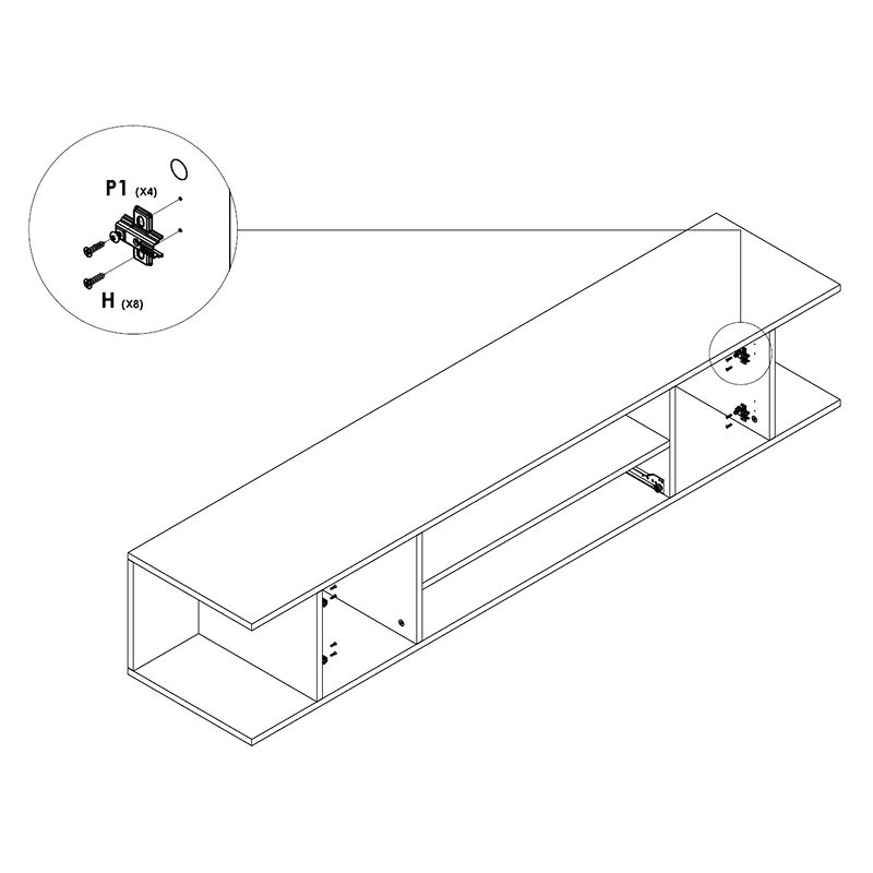 Attach Other Part of the Hinges