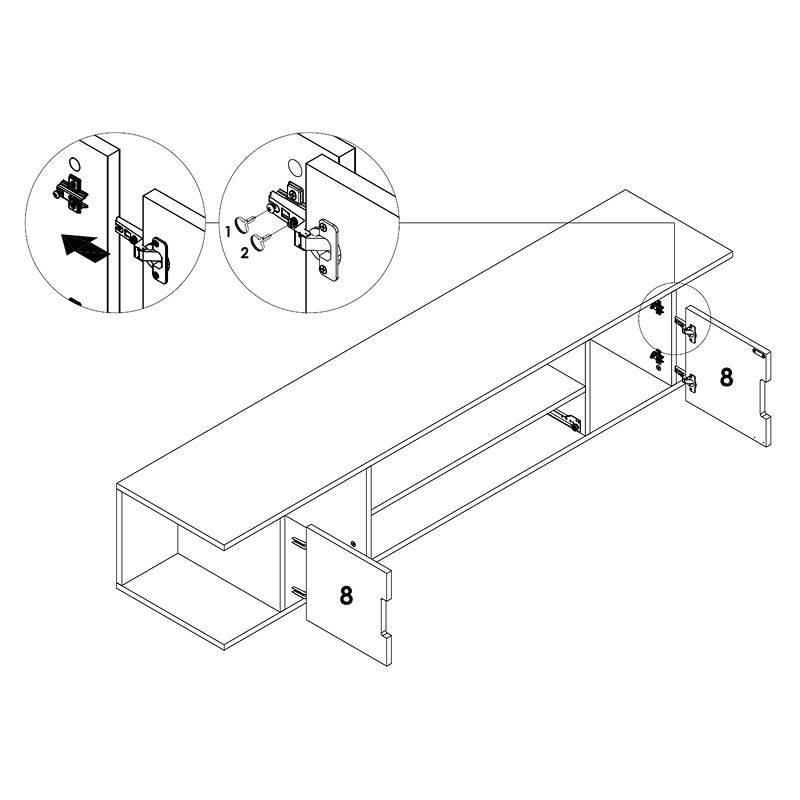 Finish Door Assembly