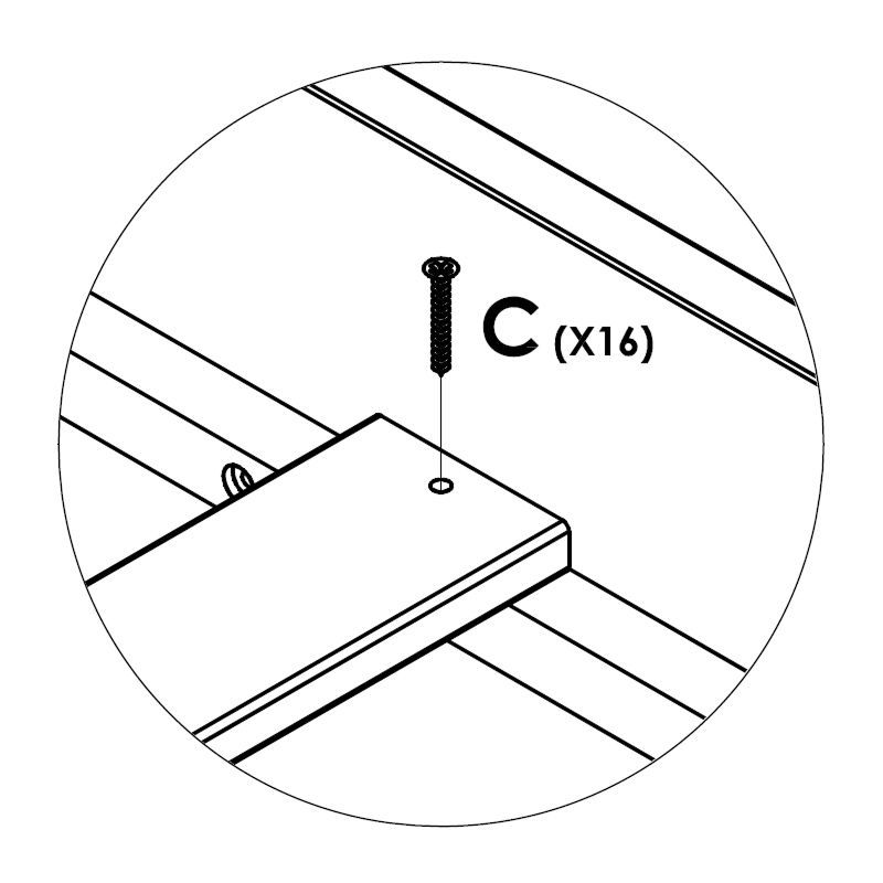 Secure Slats close up