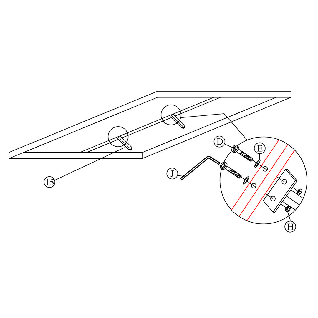 Attach Metal Brackets to the Fabric Base